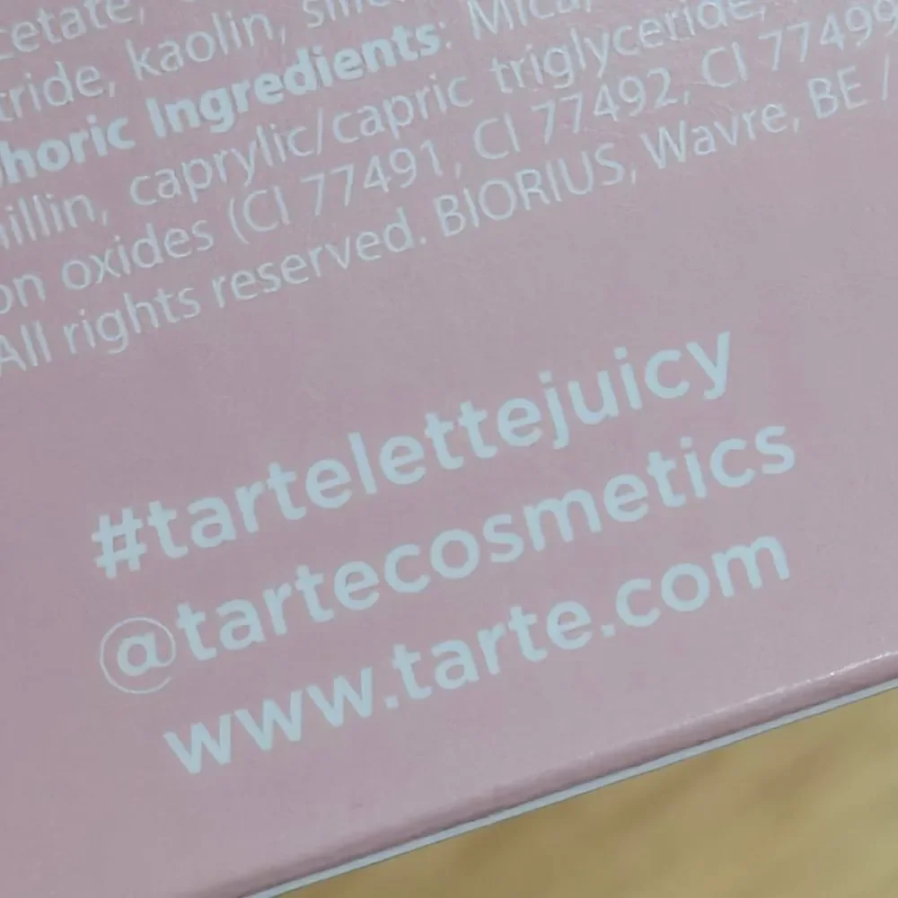 Tarte Tartelette Juicy Amazonian Clay Eyeshadow Palette 12 Shade Pink Neutral